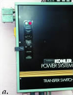 transfer switch connecting to the UPS
