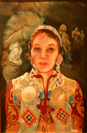 Elsa Bekkala Painting on Copper