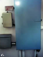 a panel serving communications equipment