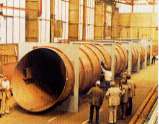 Image of a large copper nickel inlet pipe.