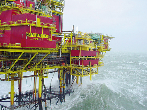 Offshore oil and gas platform; Courtesy KME.