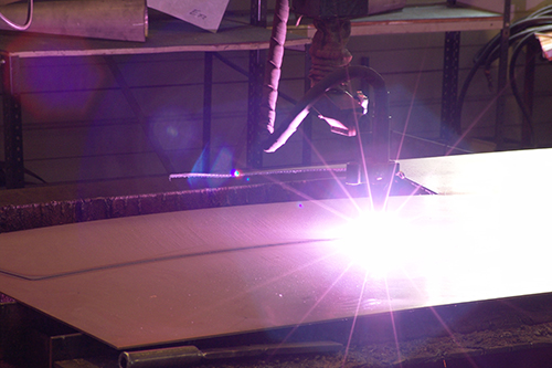 Cutting copper nickel with a torch