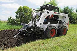 Bobcat trencher attachment