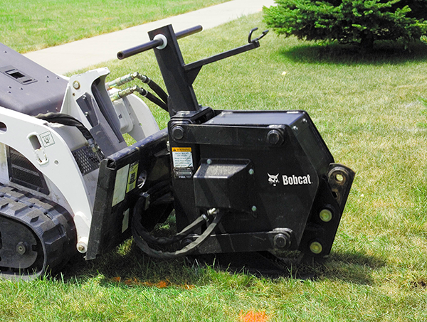 Bobcat vibratory plow attachment