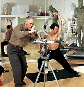 Richard MacDonald Sculpture in Progress