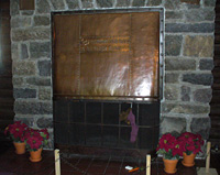 gustav stickley copper fireplace