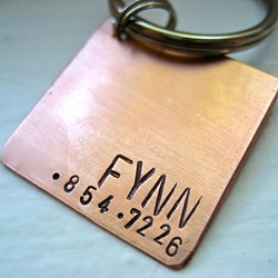 Block Copper tag
