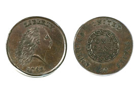 one cent coin