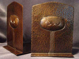 Roycroft Owl Bookends