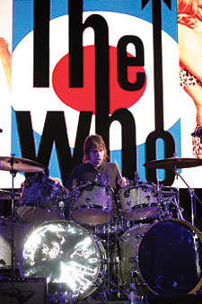 Zak Starkey, a drummer with The Who.