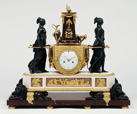 Mantel Clock, about 1789, attributed to Pierre-Philippe Thomire