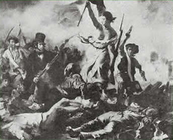 Delacroix painting: Liberty Guiding the People