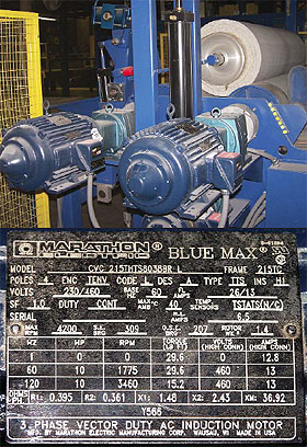 Two of three inverter-duty motors