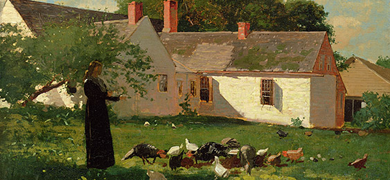 Winslow Homer's Farmyard Scene