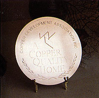 Copper Quality Home award