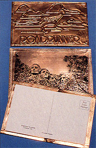 Copper post cards