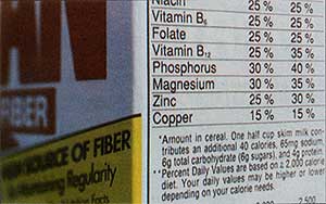 copper label healthy 1994 role hearts key cereal check box ct77