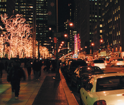 Avenue of Americas at Night