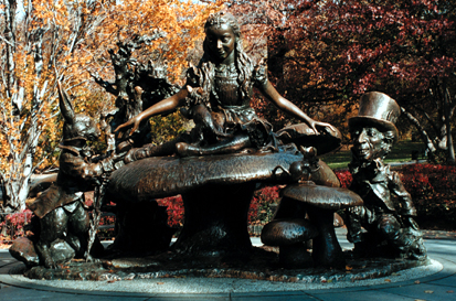 Bronze Statue of Alice in Wonderland