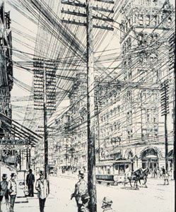 Manhattan Street, circa 1890