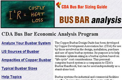 Copper Bus Bar Sizing Chart