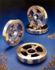 Continuous cast gear-wheel blanks
